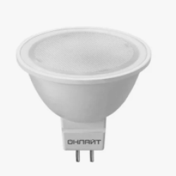 10w. Лампа св/д ОНЛАЙТ MR16 GU5.3 220V 10W(700Lm) 3000K 2K 50x50 матов. ОLL-MR16-10-230-3K-GU5.3 61889