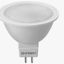 10w. Лампа св/д ОНЛАЙТ MR16 GU5.3 220V 10W(750Lm) 4000K 4K 50x50 матов. ОLL-MR16-10-230-4K-GU5.3 61890