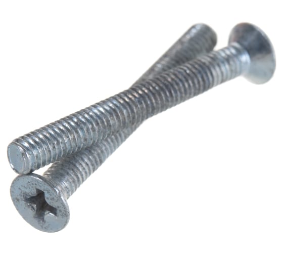 Винт потай с метр,резьбой DIN965 3х25 б/п